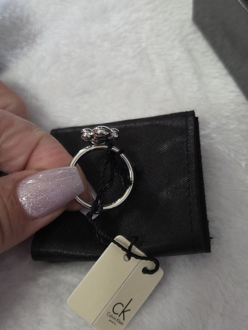Calvin Klein Fidget Ring- NWT, size 8 - Picture 6 of 7